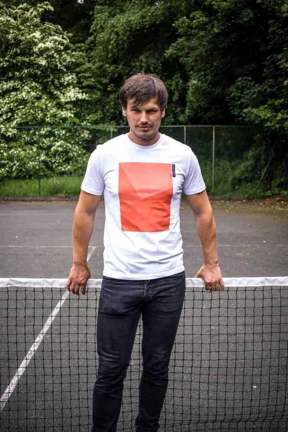 Tennis t-shirt tee tennis court