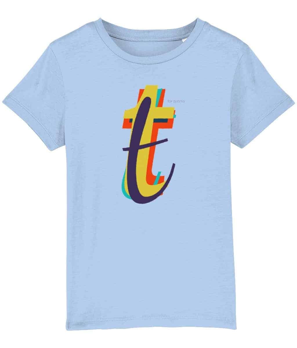 Download T For Tennis Sky Blue T Shirt On The Top Tennis Inspired T Shirts